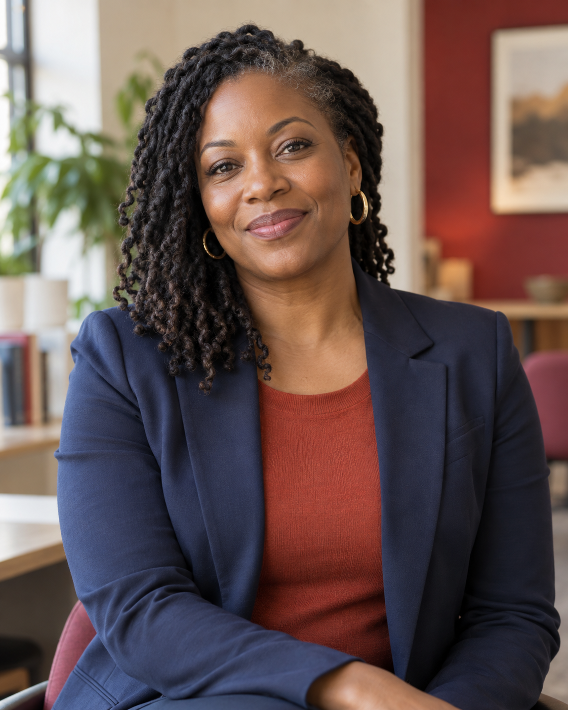 Portrait d’une femme mentor noire